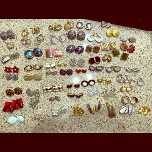 Vintage Clip on Earrings (56 pair)